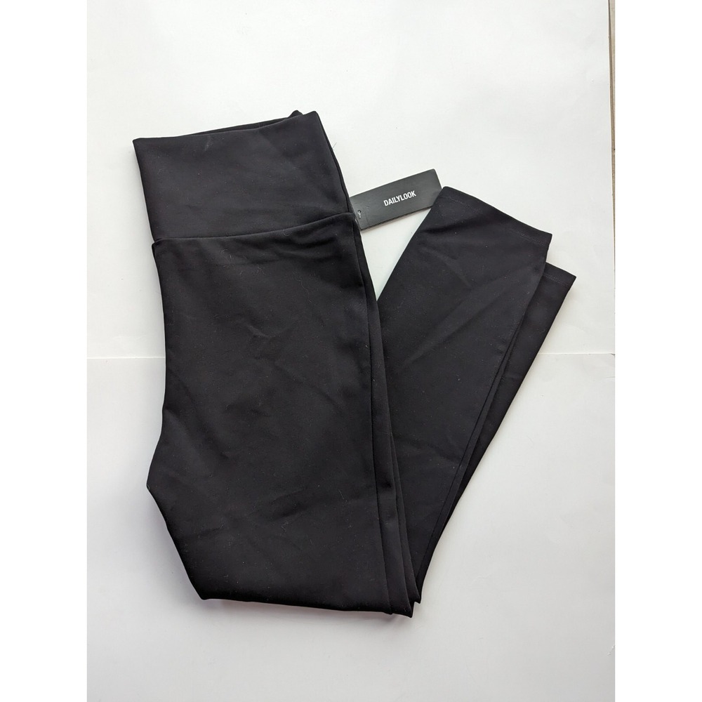 DL Daily Look Leggings Women's Sz XXL High-Rise Pull-On Black NWT